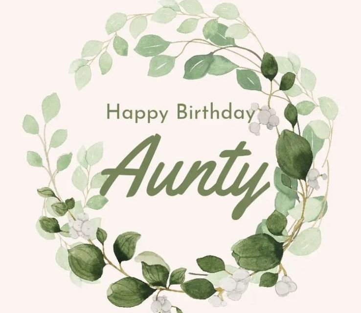 Birthday Wishes for Aunty