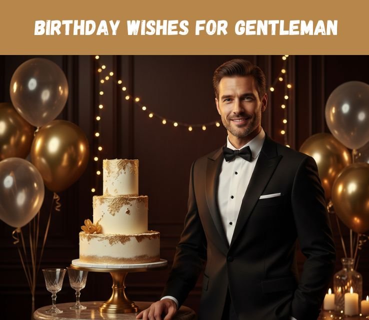 Birthday Wishes for Gentleman