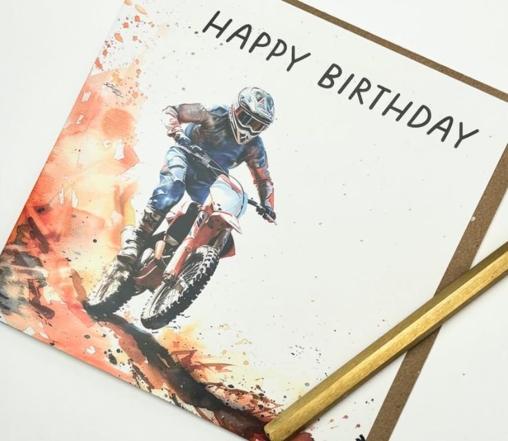 Cool Birthday Wishes for Mountain biker