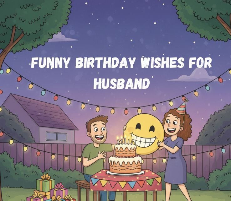 Funny Birthday Wishes for Husband