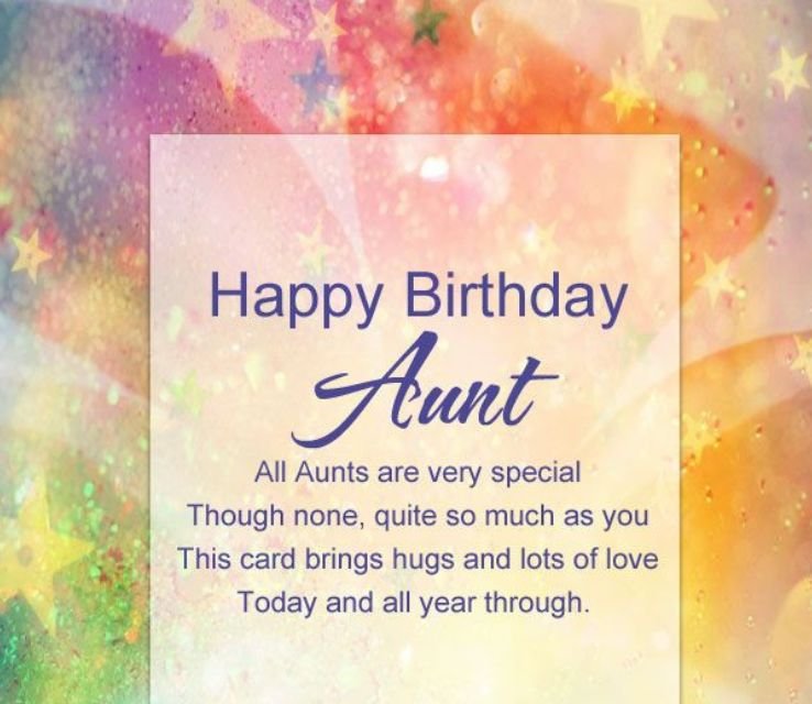 Happy Birthday Auntie Messages
