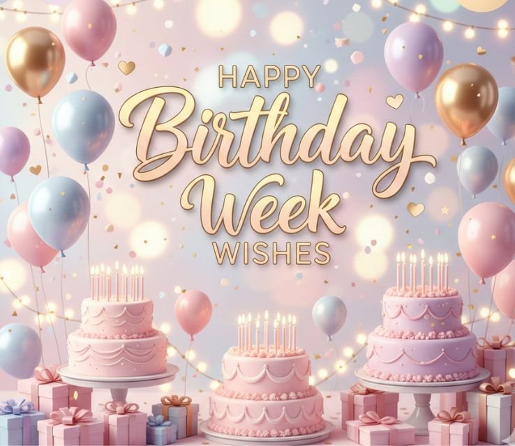Happy Birthday Week Wishes
