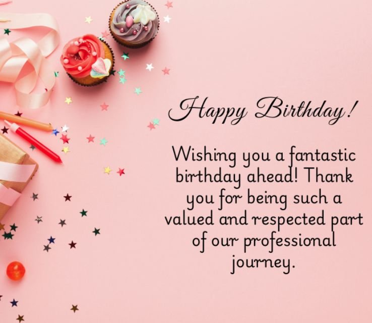 Happy birthday with love in advance