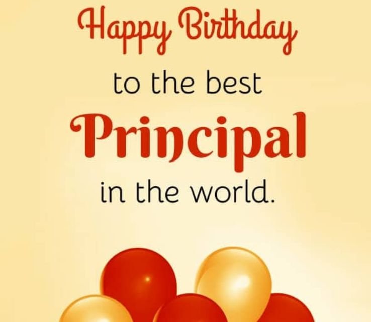 Birthday Wishes for Principal