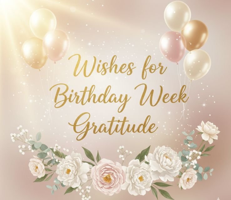 Wishes for Birthday Week Gratitude