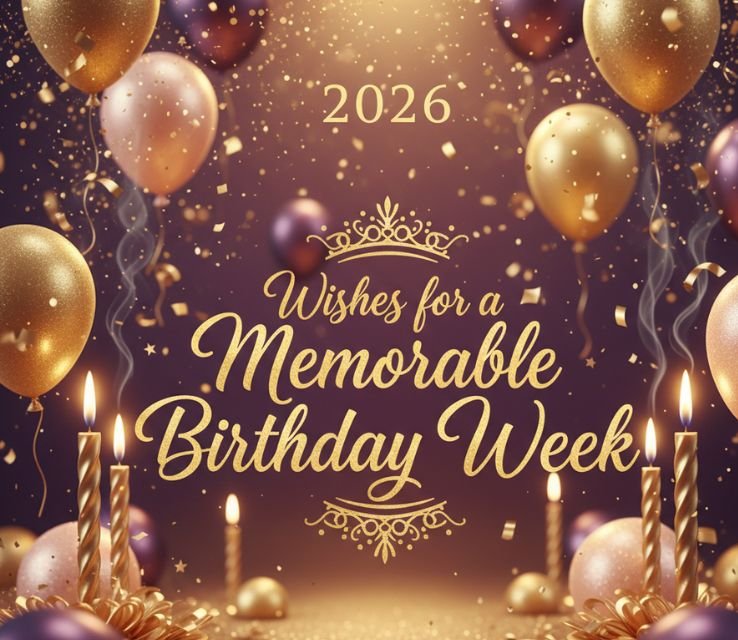 Wishes for a Memorable Birthday Week