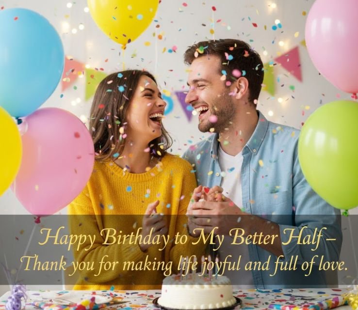 Birthday wishes for better half