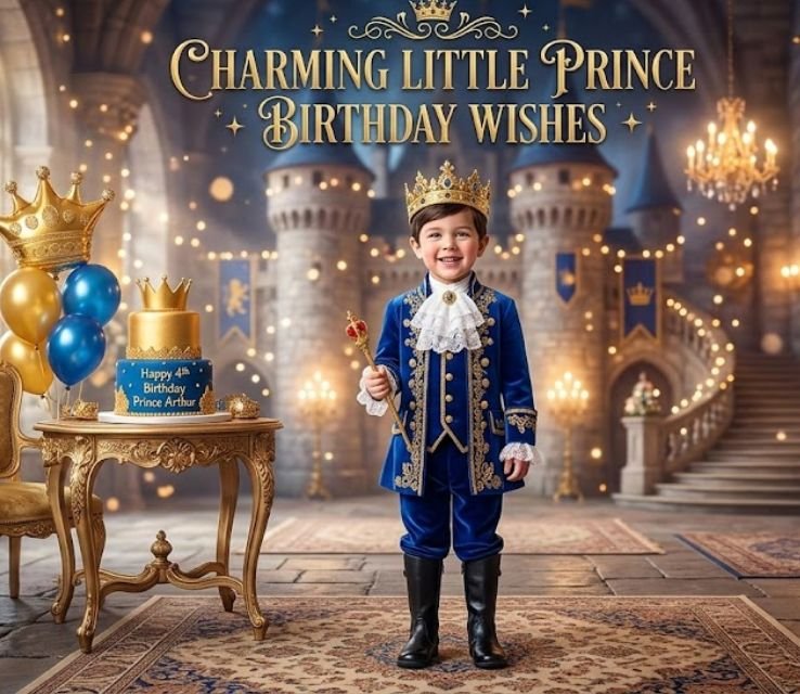 Charming Little Prince Birthday Wishes