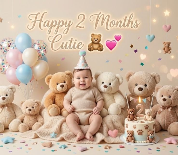 Cute 2-Month Baby Wishes