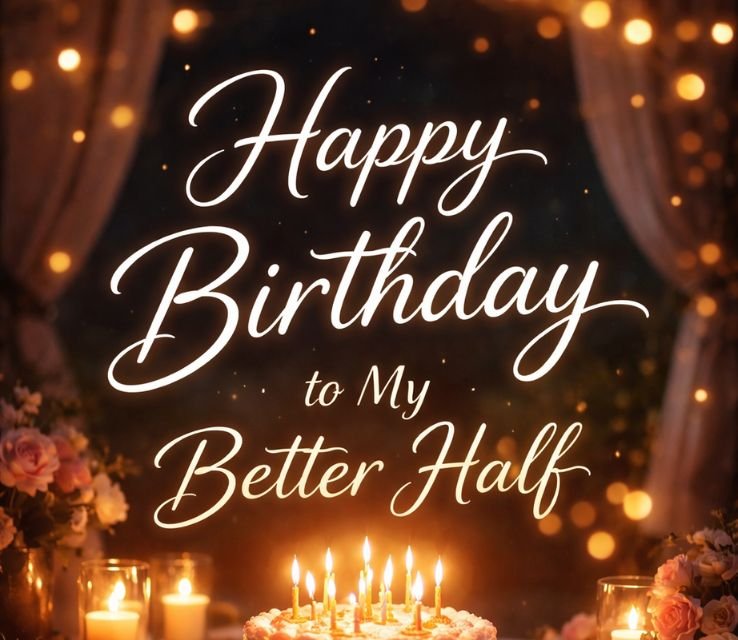 Happy Birthday to My Better Half