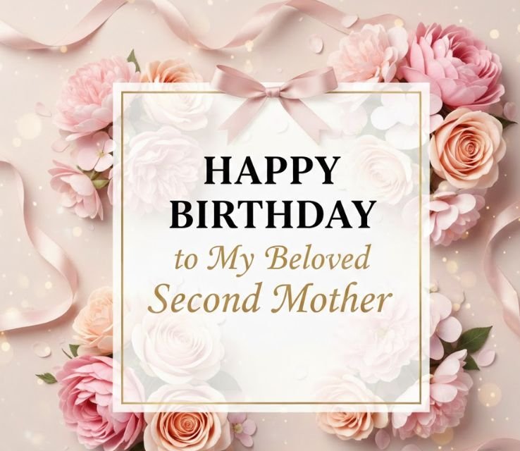 Happy birthday to my second mother