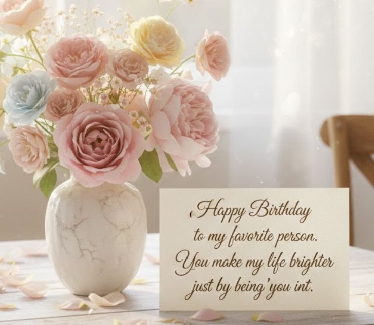 Heart Touching Birthday Wishes for Favorite Person