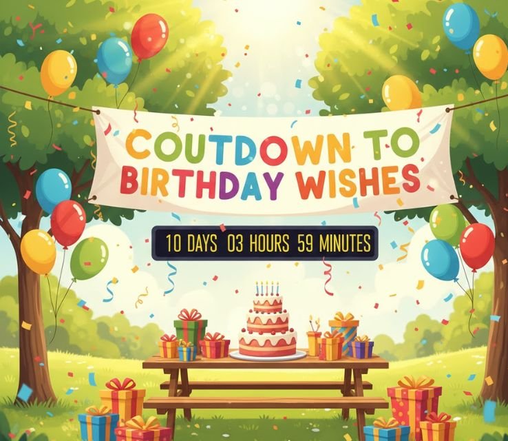 Inspiring Birthday Countdown Wishes