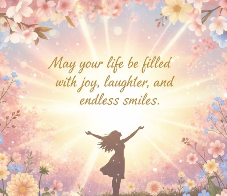 Joy Happiness and Success Wishes