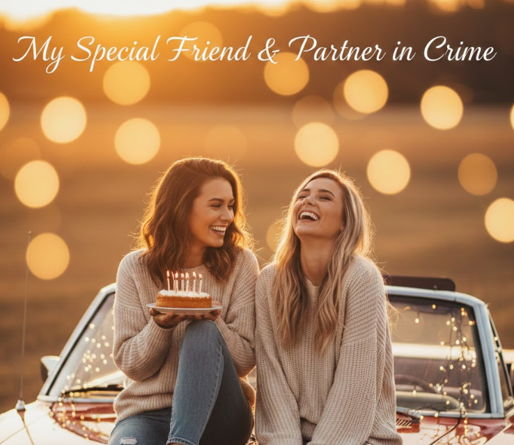 My special friend and partner in crime