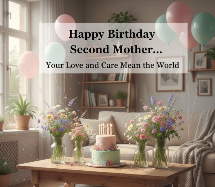 Sweet birthday messages for second mother