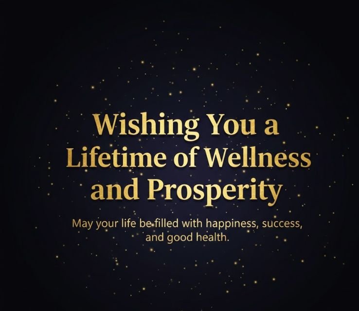 Wishing You Good Health and Prosperity Always