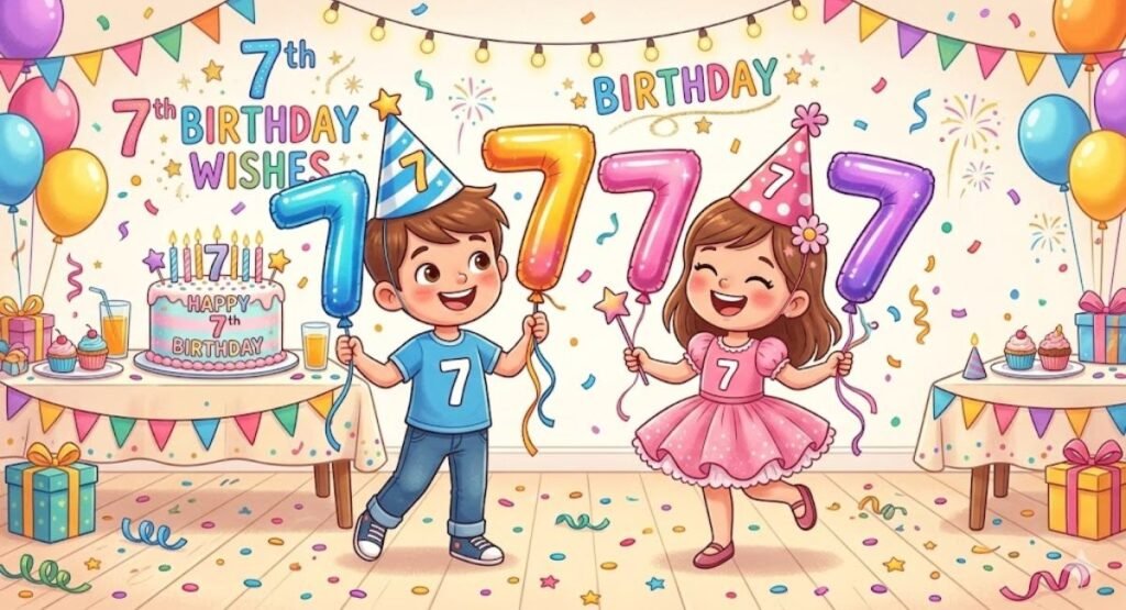 Happy 7th Birthday Wishes for Son