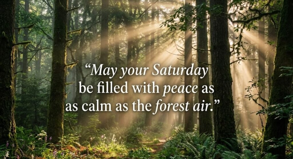 Beautiful Saturday Morning Blessings