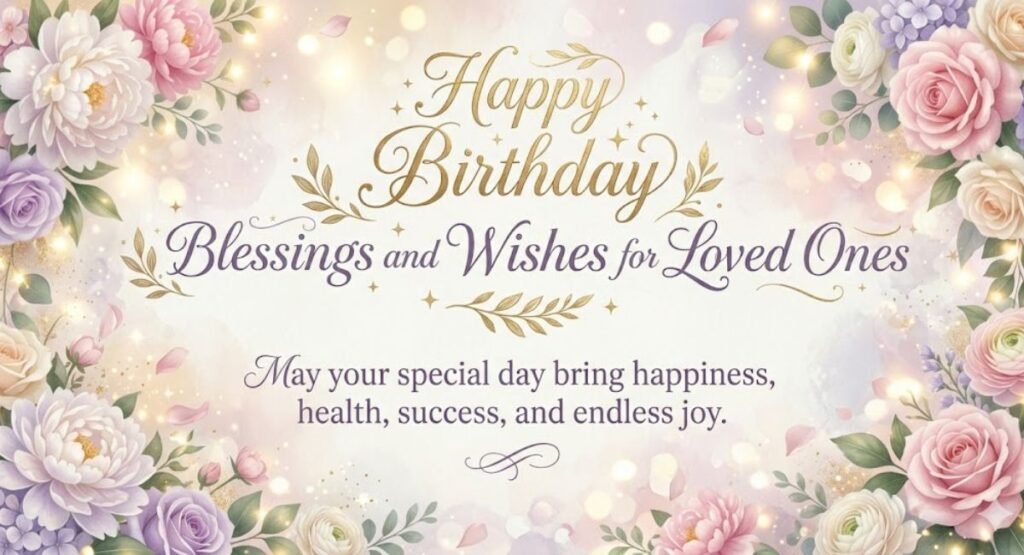 happy birthday blessings and wishes