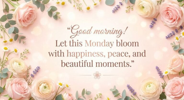 Good Monday morning blessings