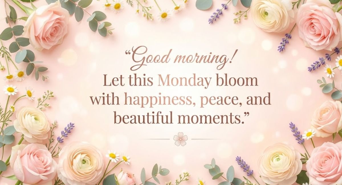 Good Monday morning blessings