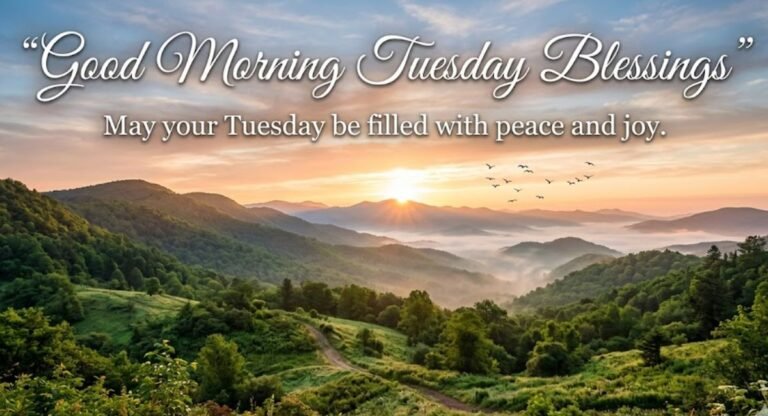 Good Morning Tuesday Blessings