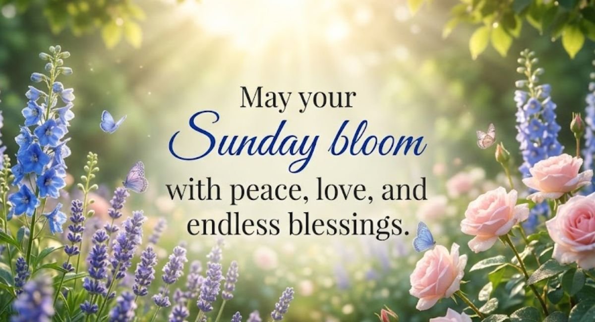 Good Morning Sunday Blessings
