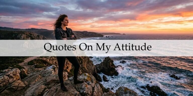 Quotes on My Attitude